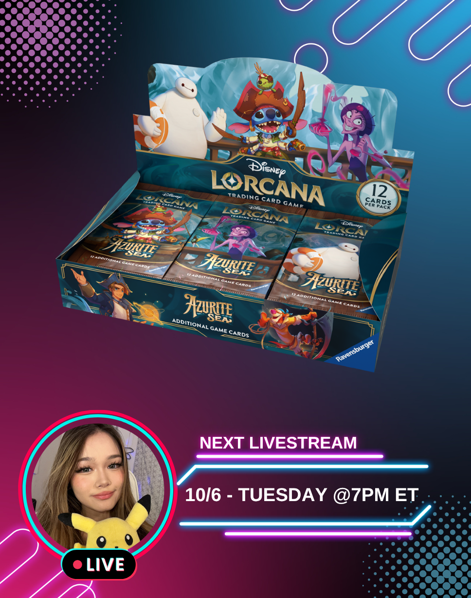 Lorcana TCG: Azurite Sea Booster Box (24 Packs)
